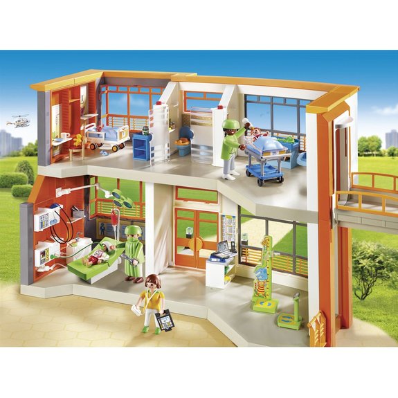 Hôpital pédiatrique aménagé Playmobil City Life 6657