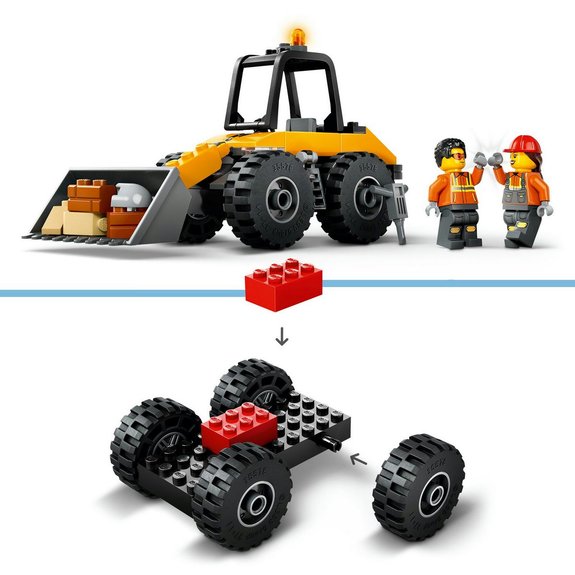 La chargeuse de chantier jaune LEGO City 60450