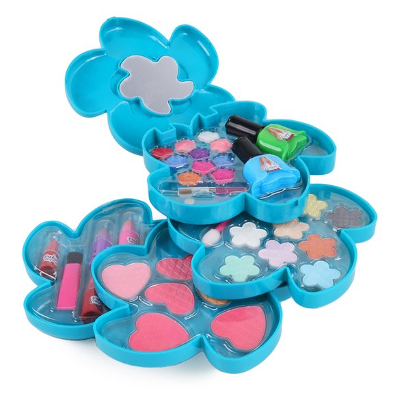Coffret maquillage fashion boîte fleur 4 étages