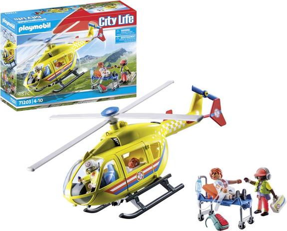 Playmobil 71203 Rescue Helicopter Multicolor 2
