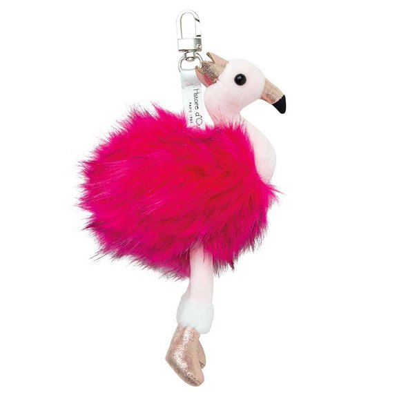 Porteclés flamant rose