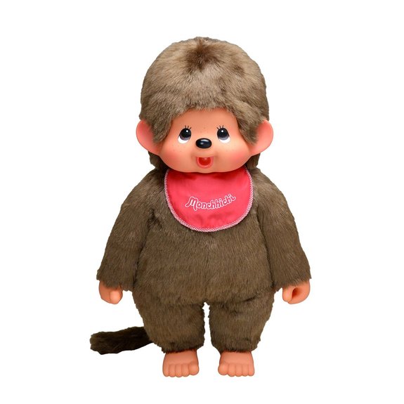 Monchhichi bavoir rouge 80 cm