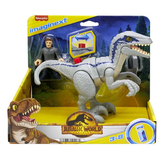 Mattel Jurassic World - Blue en fuite Imaginext