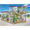 Hôpital aménagé avec toit végétal Playmobil Action Heroes 71615